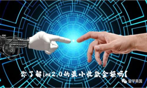 你了解im2.0的最小收款金额吗？